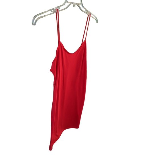 Dress Red Crochet Double Bell Sleeved Matching Liner Tagged DB VIntage Small - Picture 6 of 9